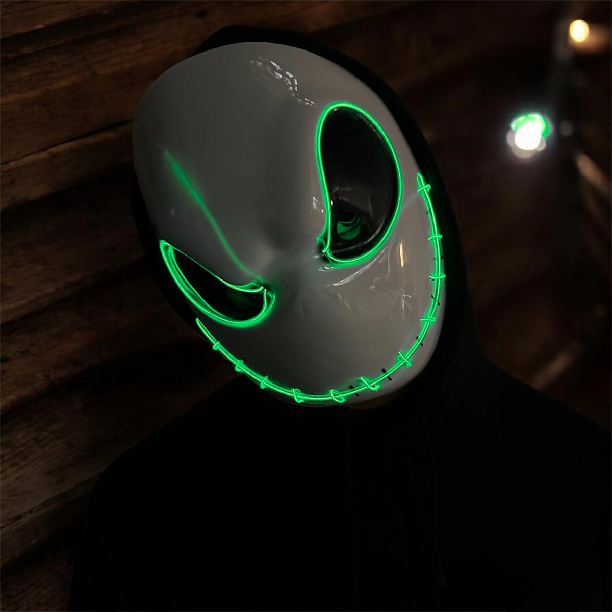 Miniatura 7 de Mascara Jack Luz Neon Halloween OF-1460